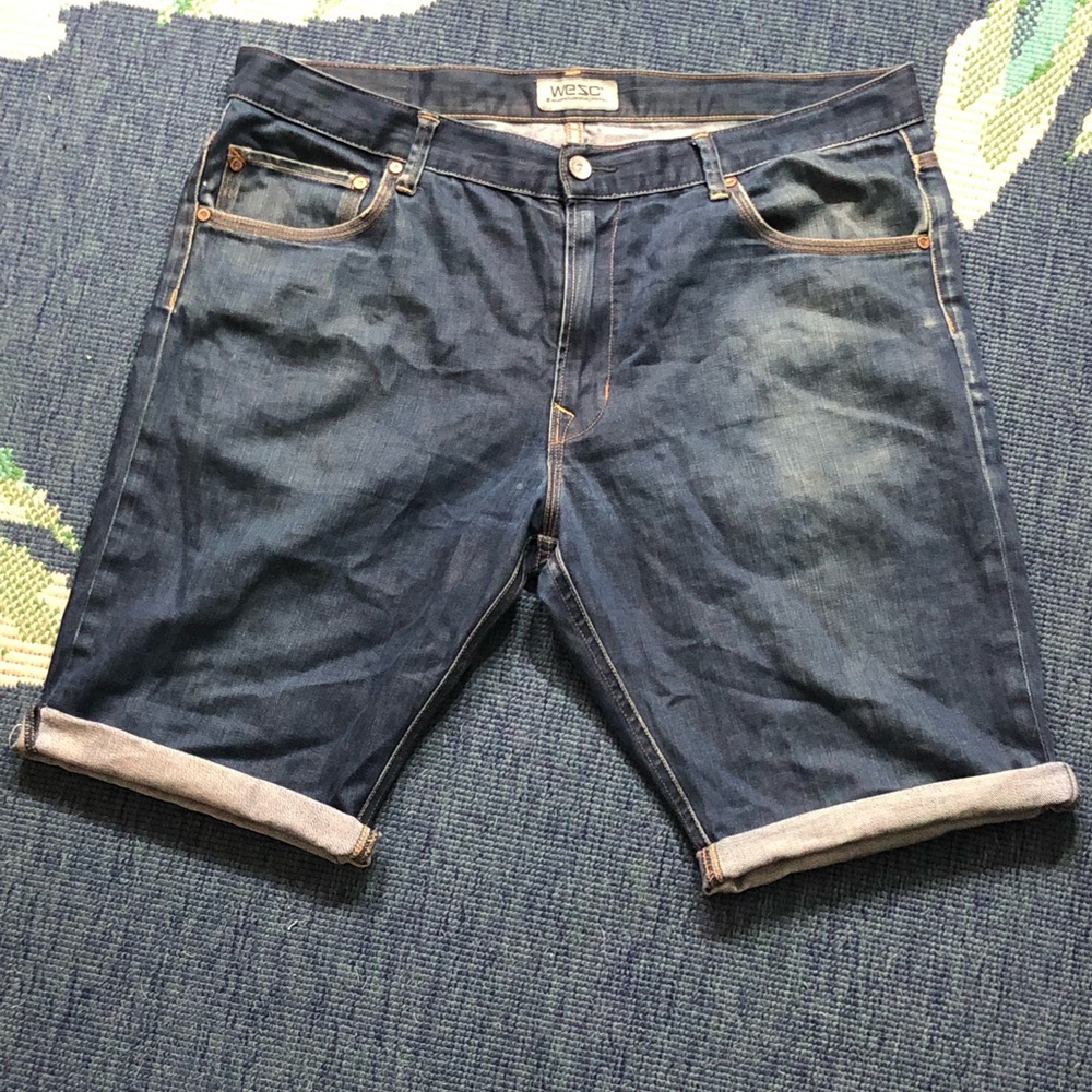 WeSC Cut Off Denim Jeans